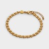 Grecian Waterproof Gold Link Bracelet